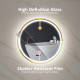 80cm Anti-Fog LED Bathroom Mirror - Gold Tone