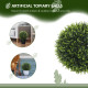 Set of 2 Artificial Plant Topiary Balls, UV-protected Fake Decorative Plants, Faux Plants for Home Indoor Outdoor Decor, 45cm, G