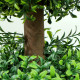 Set of 2 Decorative Artificial Plants, Topiary Ball-shaped Boxwood Trees in Pot, Fake Plants for Home Indoor outdoor Decor, 100c