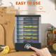 Seven Tray, 40-70°C Food Dehydrator - White