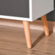 Sideboard Floor Cabinet Storage Cupboard with Drawer for Bedroom, Living Room, Entryway, Grey