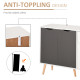 Sideboard Floor Standing Storage Cabinet with Drawer for Bedroom, Living Room, Home Office, Grey