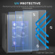Six Bottle 8-18℃ Countertop Wine Fridge - Black