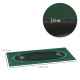 SPORTNOW 239.3 x 115.5 cm Professional Texas Hold&#039;em Poker Mat 12 Player Water-Resistant Poker Table Top Rubber Poker Table Mat 