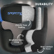 SPORTNOW Boxing Headguard, Boxing Headgear Helmet with Adjustable Strap for Full Face Protection for Kickboxing Sparring Martial
