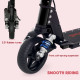 SPORTNOW Folding Electric Scooter for Kids Age 6-14 with Dual Brakes, Front Suspension, LED Colourful Lights and Display, 6.8kg 
