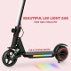 SPORTNOW Folding Electric Scooter for Kids Age 6-14 with Dual Brakes, Front Suspension, LED Colourful Lights and Display, 6.8kg 