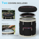 SPORTNOW Ice Bath Tub Outdoor, 210L Portable Cold Water Therapy Tub, Recovery Cold Plunge Pool with Lid, Cover and Carry Bag for