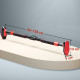 SPORTNOW Pull Up Bar Doorway No Screws, Door Frame Chin Up Bar with Level Metre, 96-130 cm (37.8&quot;-51.2&quot;) Width Adjustable for Ho