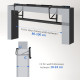 SPORTNOW Pull-Up Bar Doorway with Resistance Bands, No Drilling Chin-Up Bar Push Up Stand with Padded Handles for Home Gym Exerc