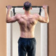 SPORTNOW Pull-Up Bar Doorway, No Drilling Chin-Up Bar Push Up Stand with Resistance Bands and Padded Handles for Home Gym Exerci