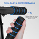 SPORTNOW Pull-Up Bar Doorway, No Drilling Chin-Up Bar Push Up Stand with Resistance Bands and Padded Handles for Home Gym Exerci