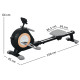 SPORTNOW Rowing Machine, 16-Level Magnetic Rower Machine with LCD Monitor and Phone Holder, Vertical Storage, for Home Gym Cardi