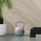 SPORTNOW Soft Kettlebell, 10kg Kettle Bell with Non-Slip Handle for Home Gym Weight Lifting and Strength Training, Purple and Gr