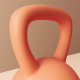 SPORTNOW Soft Kettlebell, 4kg Kettle Bell with Non-Slip Handle for Home Gym Weight Lifting and Strength Training, Orange and Gre