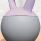 SPORTNOW Soft Kettlebell, 4kg Kettle Bell with Non-Slip Handle for Home Gym Weight Lifting and Strength Training, Purple and Gre