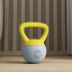 SPORTNOW Soft Kettlebell, 4kg Kettle Bell with Non-Slip Handle for Home Gym Weight Lifting and Strength Training, Yellow and Gre