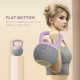 SPORTNOW Soft Kettlebell, 6kg Kettle Bell with Non-Slip Handle for Home Gym Weight Lifting and Strength Training, Purple and Gre