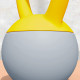 SPORTNOW Soft Kettlebell, 6kg Kettle Bell with Non-Slip Handle for Home Gym Weight Lifting and Strength Training, Yellow and Gre