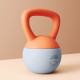 SPORTNOW Soft Kettlebell, 8kg Kettle Bell with Non-Slip Handle for Home Gym Weight Lifting and Strength Training, Orange and Gre