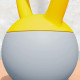 SPORTNOW Soft Kettlebell, 8kg Kettle Bell with Non-Slip Handle for Home Gym Weight Lifting and Strength Training, Yellow and Gre