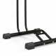 SPORTNOW Vertical &amp; Horizontal Bike Rack Bicycle Storage Stand with Adjustable Hooks, Fits 6&quot;-28&quot; and 700c Bikes