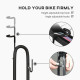 SPORTNOW Vertical &amp; Horizontal Bike Rack Bicycle Storage Stand with Adjustable Hooks, Fits 6&quot;-28&quot; and 700c Bikes