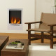 Stainless Steel Ethanol Fireplace Insert, Bioethanol Fire, Indoor Ethanol Burner with 0.9 Litres Volume, Cover Lid, Burns for Up