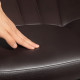 Swivel Executive Chair PU Leather Computer Desk Chair, Dark Brown