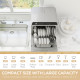 Table Top Dishwasher, Mini Countertop Dishwasher with Built-in 6L Water Tank, 6 Programs, Touch Control, LED Display, 4 Place Se
