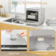 Table Top Dishwasher, Mini Countertop Dishwasher with Built-in 6L Water Tank, 6 Programs, Touch Control, LED Display, 4 Place Se