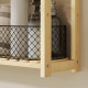 Three-Tier Bamboo Bathroom Rack - Natural Finish