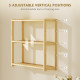 Three-Tier Bamboo Bathroom Rack - Natural Finish