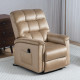 Velvet-Feel Electric Lift Recliner Chair - Brown