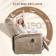 Velvet-Feel Electric Lift Recliner Chair - Brown