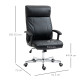 Vinsetto Massage Office Chair, PU Desk Chair with 6 Point Massage, High Back Computer Chair with Metal Legs, Thick Seat, Remote 