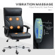 Vinsetto Massage Office Chair, PU Desk Chair with 6 Point Massage, High Back Computer Chair with Metal Legs, Thick Seat, Remote 