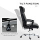 Vinsetto Massage Office Chair, PU Desk Chair with 6 Point Massage, High Back Computer Chair with Metal Legs, Thick Seat, Remote 