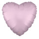 Solid Matt Heart Balloon Pink (18 inch)