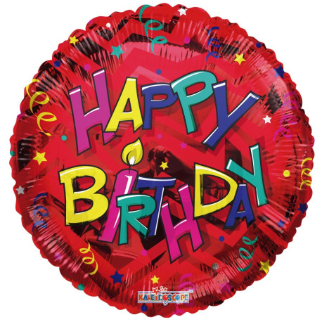 Happy Birthday Candle Balloon (18 Inch)