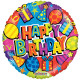 Happy Birthday Party Elements Balloon (18 Inch)