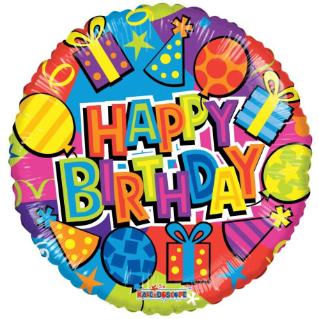 Happy Birthday Party Elements Balloon (18 Inch)