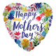 Painted Flowers Mothers Day Balloon (18inch)