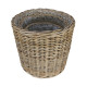 Cylinder Baskets with Liners (Set of 3)