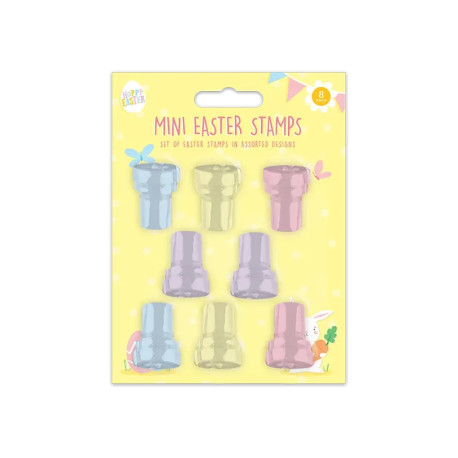 Pack of 8 Mini Easter Stamps