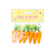 Pack of 7 Easter Bonnet Carrot Decorations