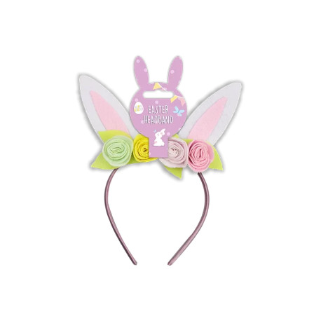 Bunny Ears Flower Headband