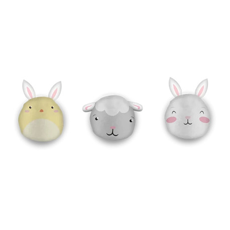 Easter Plush Glitter Squishies