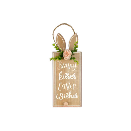 Easter Bunny Hanging Plaque (34 x 13cm)