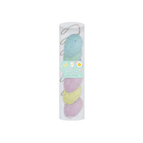Pack of 6 Hanging Easter Eggs